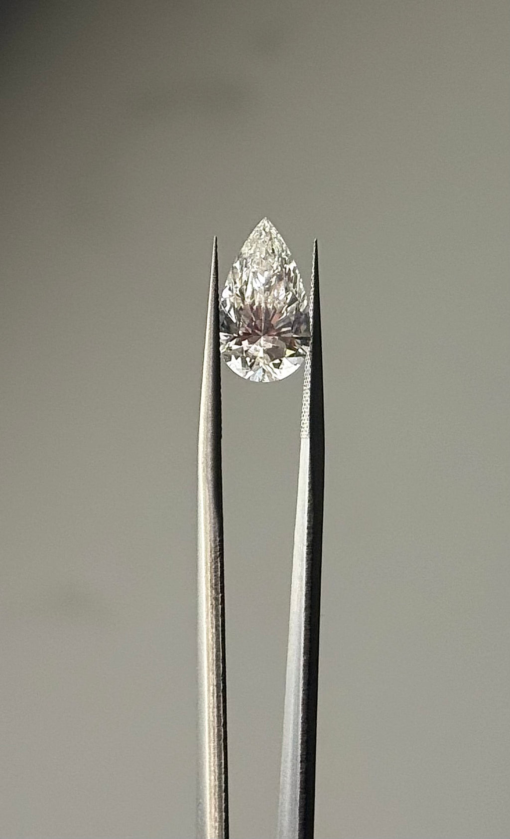 4.07ct Elongated Pear Diamond