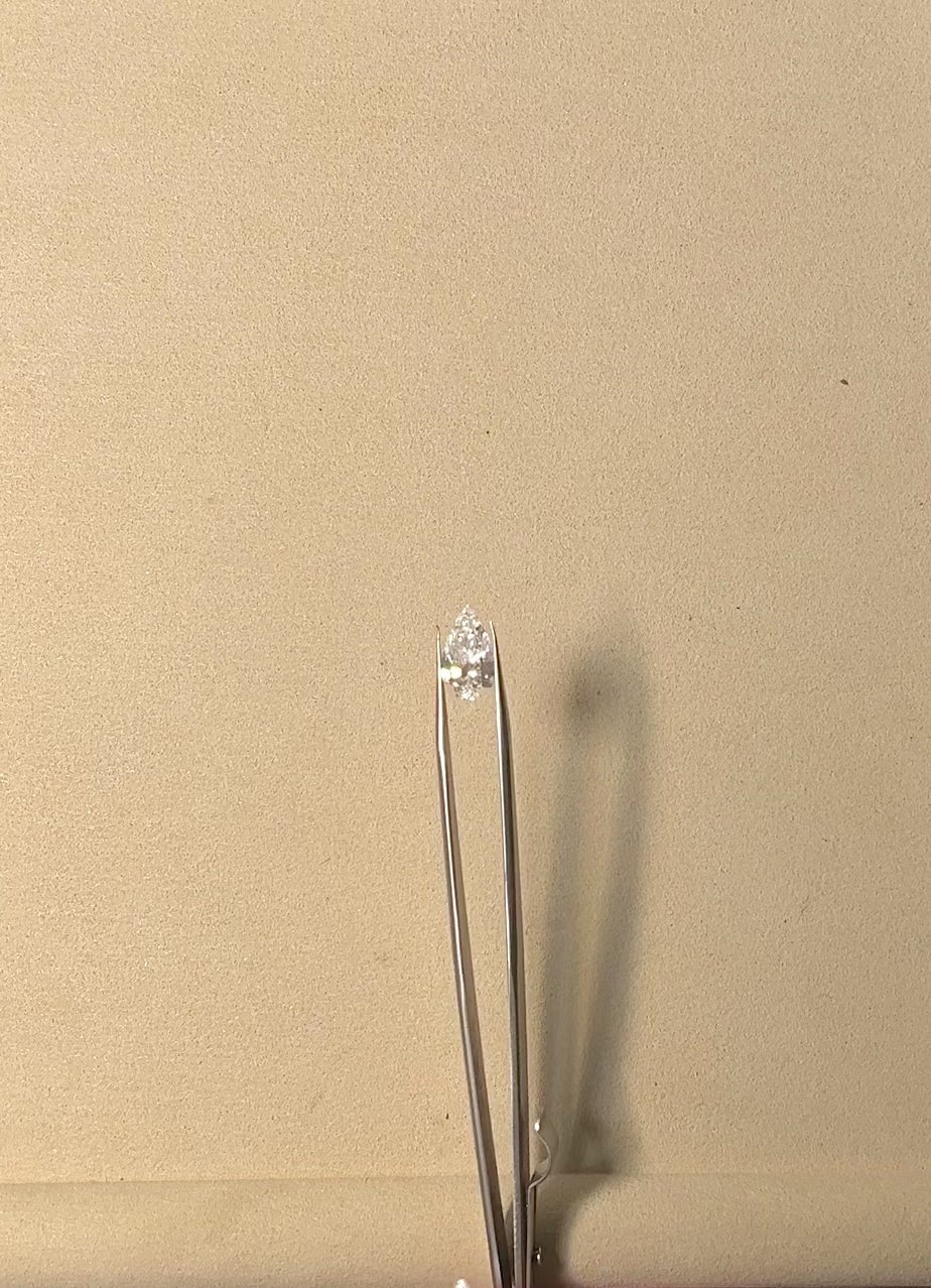 Elongated Pear Lab-Grown Diamond
